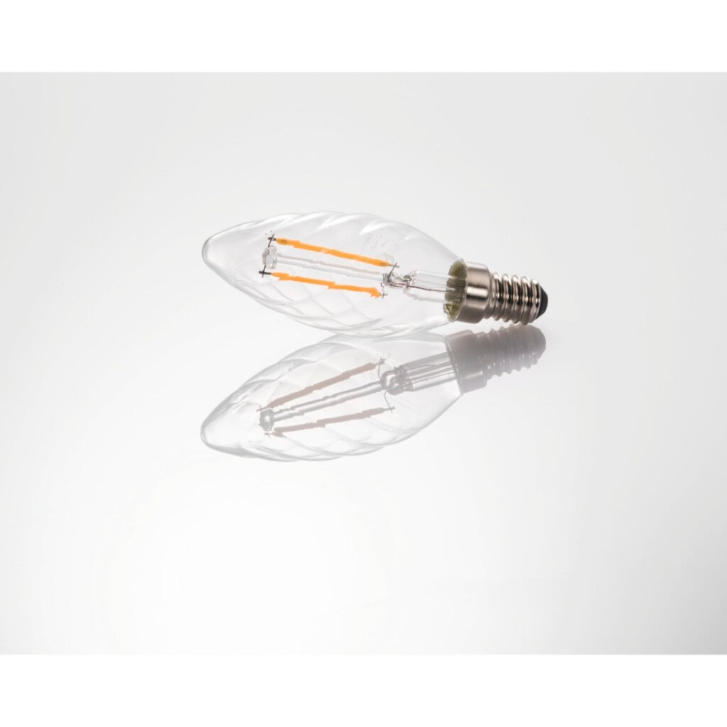 Xavax LED drut Glow E14 250LM zastępuje 25 W Lampa świecy ciepła biała