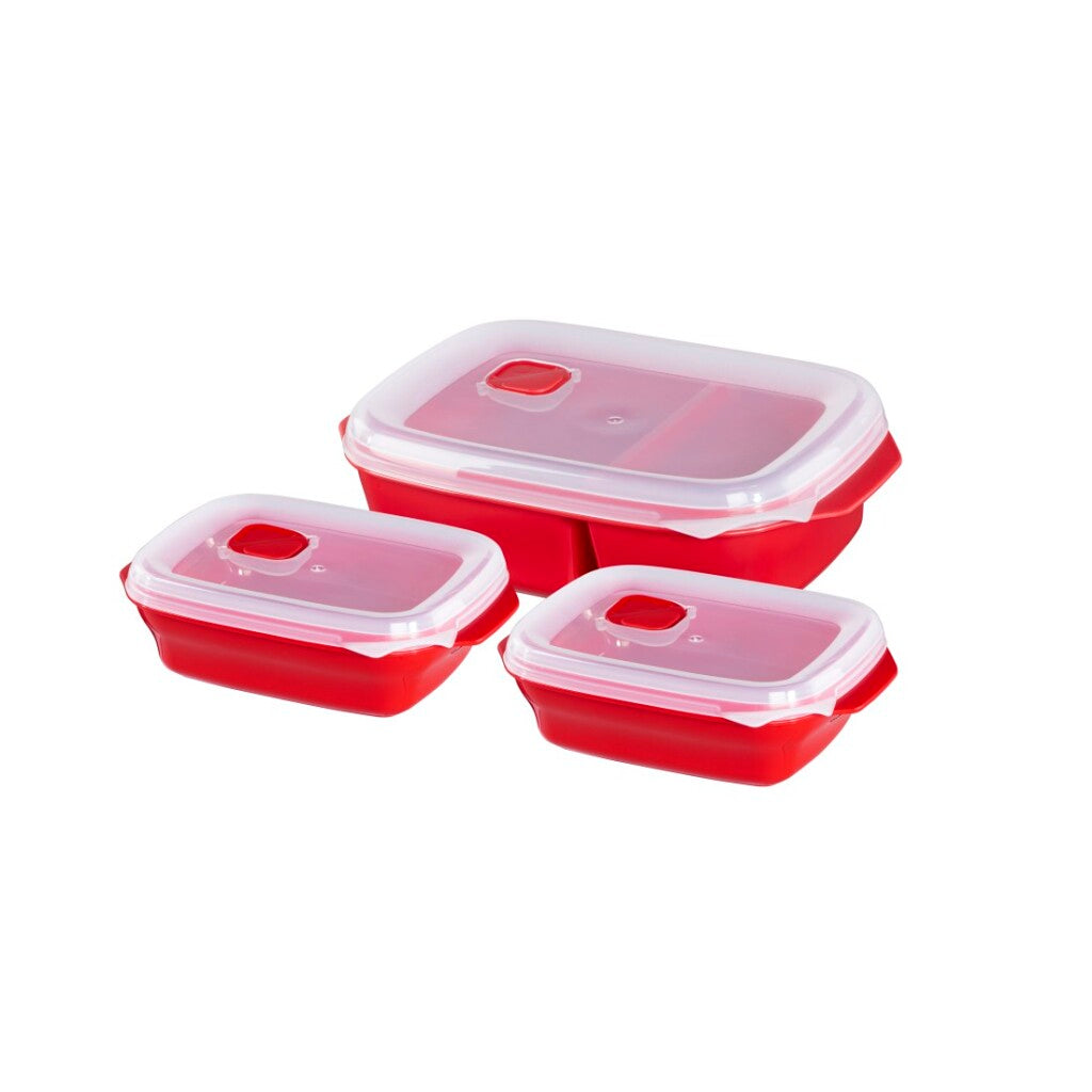 Xavax Microw-Box-Starter Set 3-Piece Red