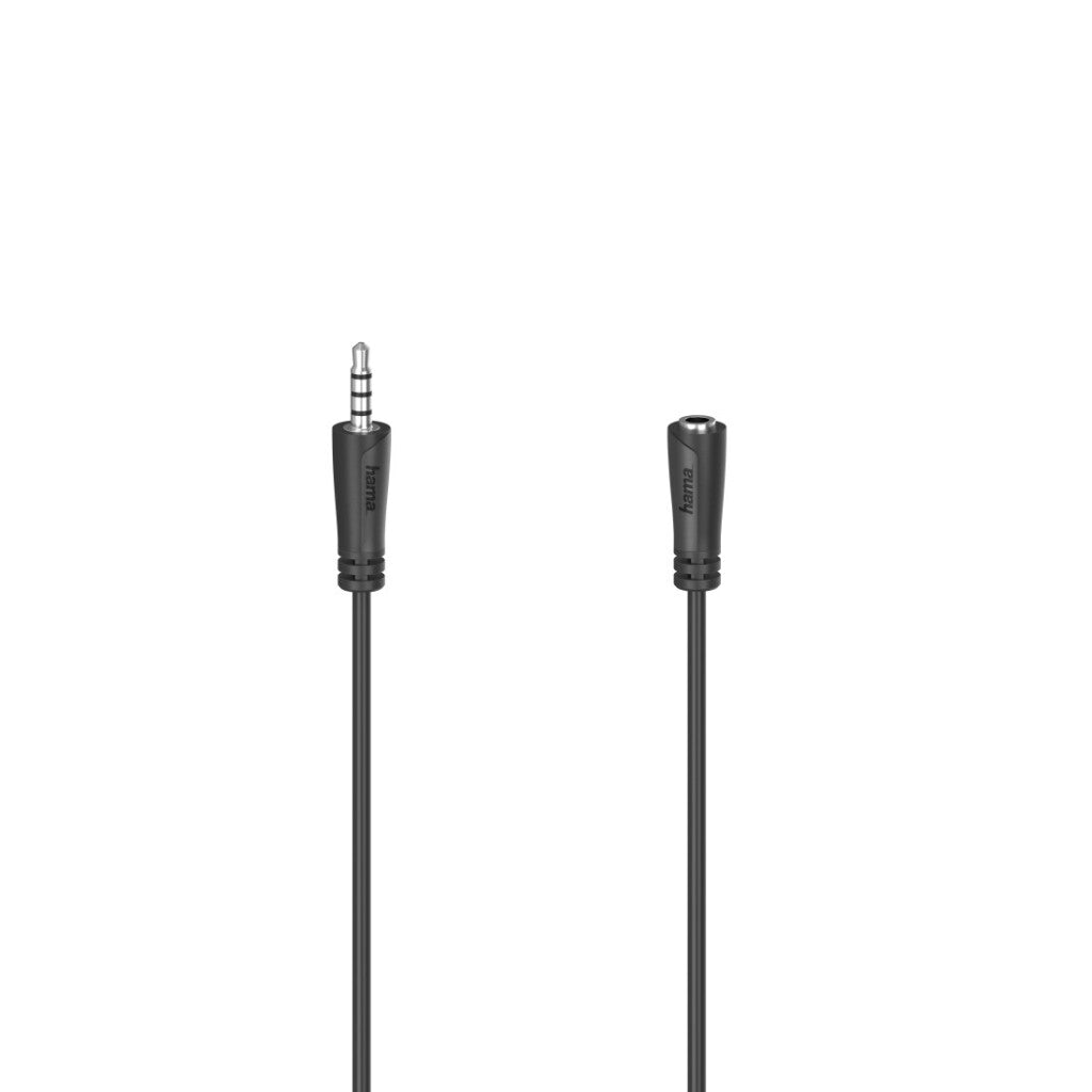 HAMA Headset Extension Cable 4pol. 3,5 mm jakke-koblingsstereo 1,5 m