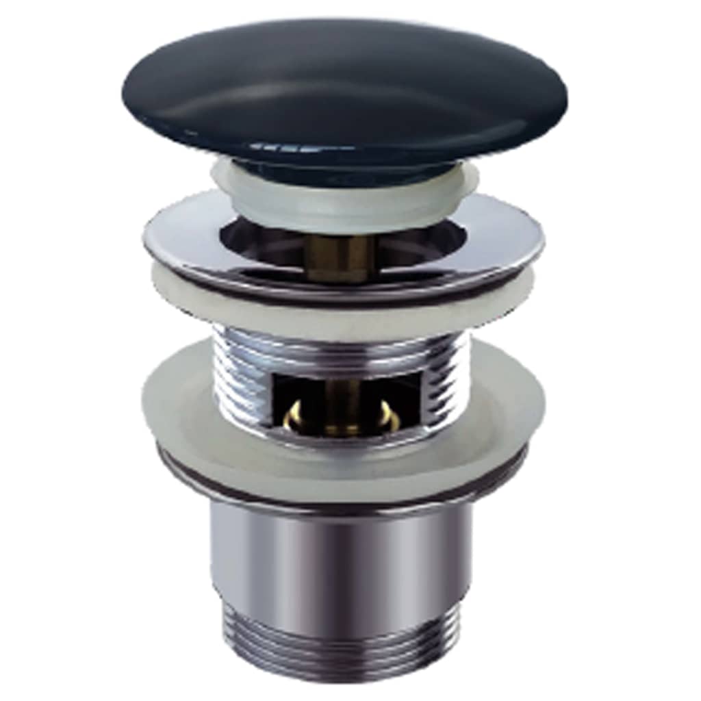 Schütte afvoerplug design 1¼ x65 mm zwart