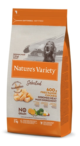 Natures Variété sélectionnée Adulte Medium Free Range Poulet
