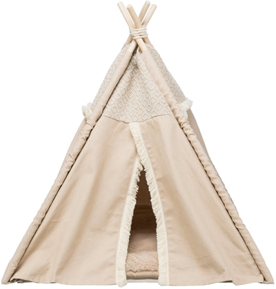 Trixie Cat Basket Tipi Boho beige