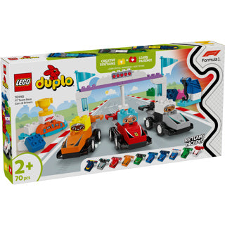LEGO DUPLO TOWN 10445 F1 Pièces et pilotes de course d'équipe