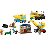 LEGO 60391 Stadt KiepWagen, Bouwtruck und Abbruchkran