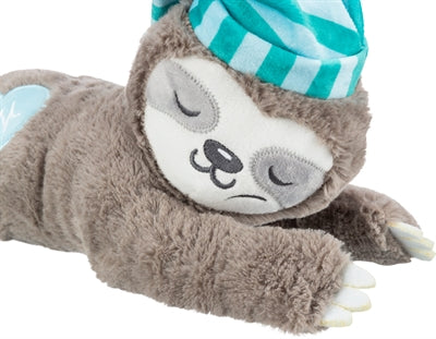Trixie Plush sloth Gray with Heartbeat for Puppy