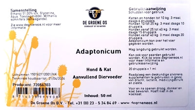 Green Os adaptonicum psí kočka