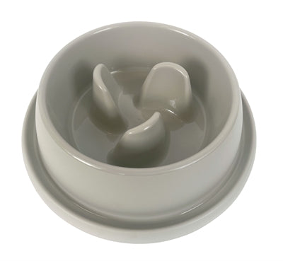 Heureux animal de compagnie fou des animaux de compagnie alimentant le seau Adagio Slow Feeder mokka