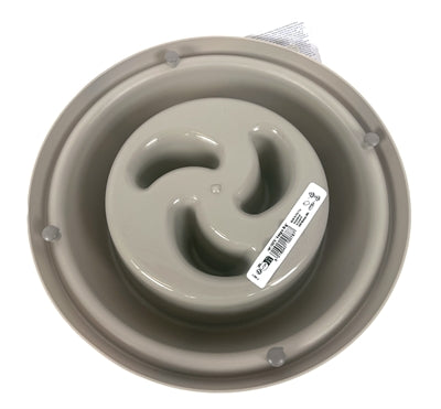 Heureux animal de compagnie fou des animaux de compagnie alimentant le seau Adagio Slow Feeder mokka