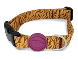 Morso collar dog recycled jungle drum orange