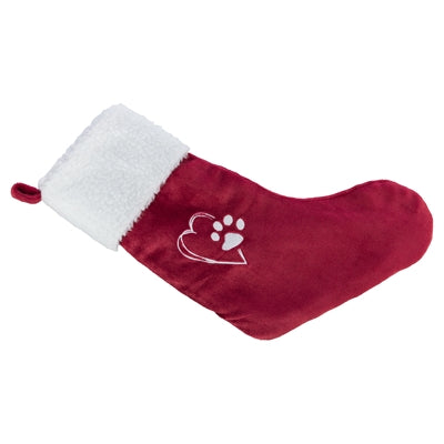 Trixie xmas Christmas sock plush red white
