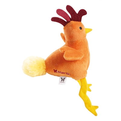 Martin Dog Toys Haan Pluche Oranje recyclé