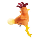 Martin Dog Toys Haan Pluche Oranje recyclé