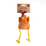 Martin Dog Toys Haan Pluche Oranje recyclé