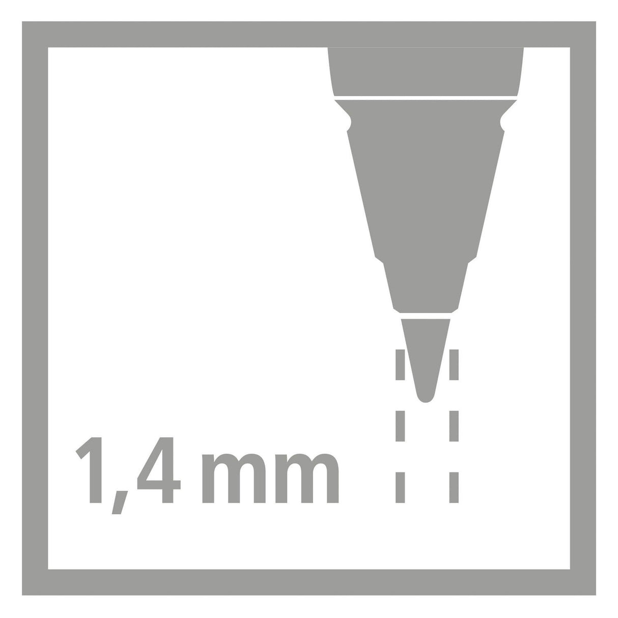 Stabililo Easyergo 6 Refillings HB - 1,4 mm