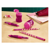 Stabilo Easysharpener - 3 en 1 lápiz Sharper - Izquierda - Pink