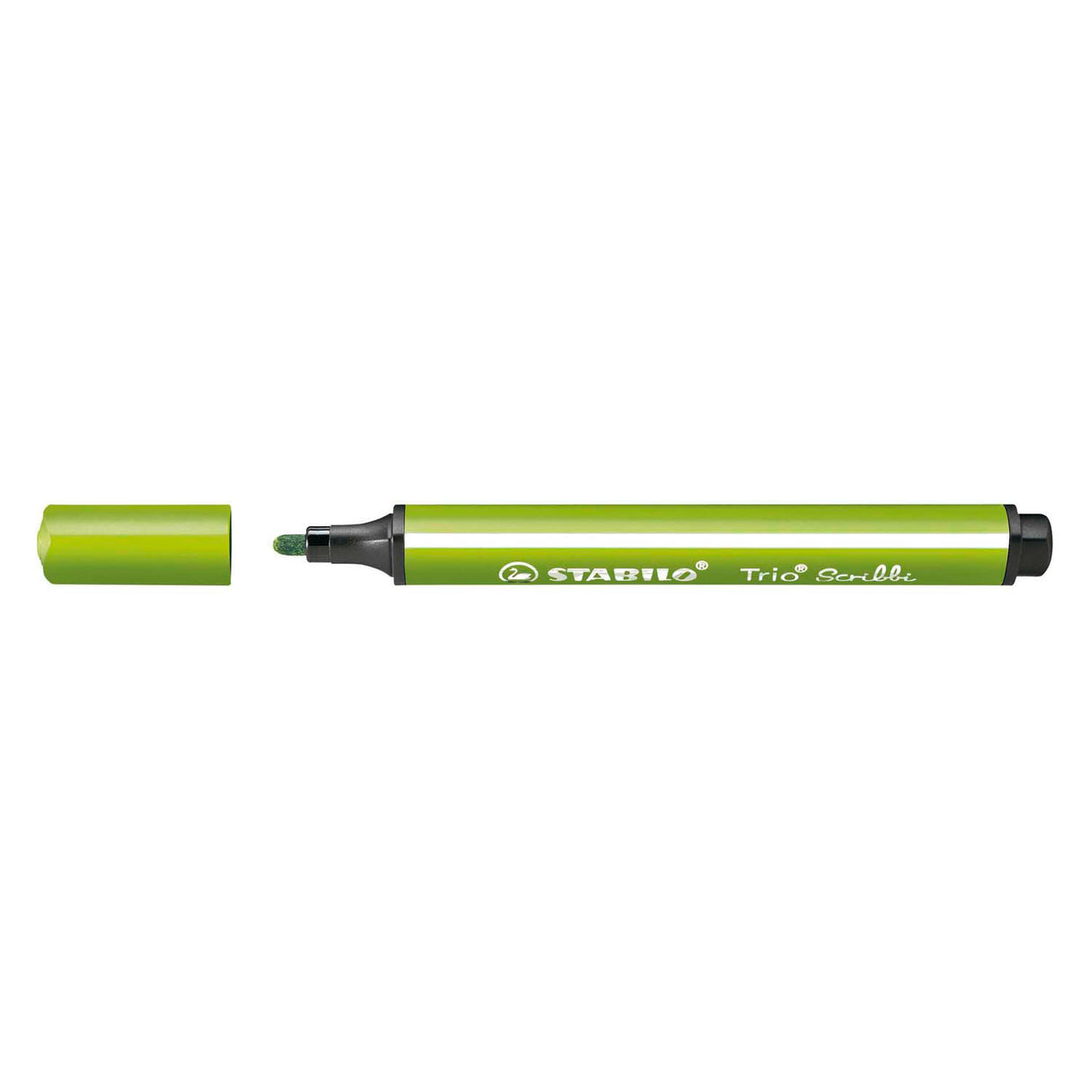 Stabilo Trio Scribbi - Felt -tip Pen avec So-Salled Point - Green clair