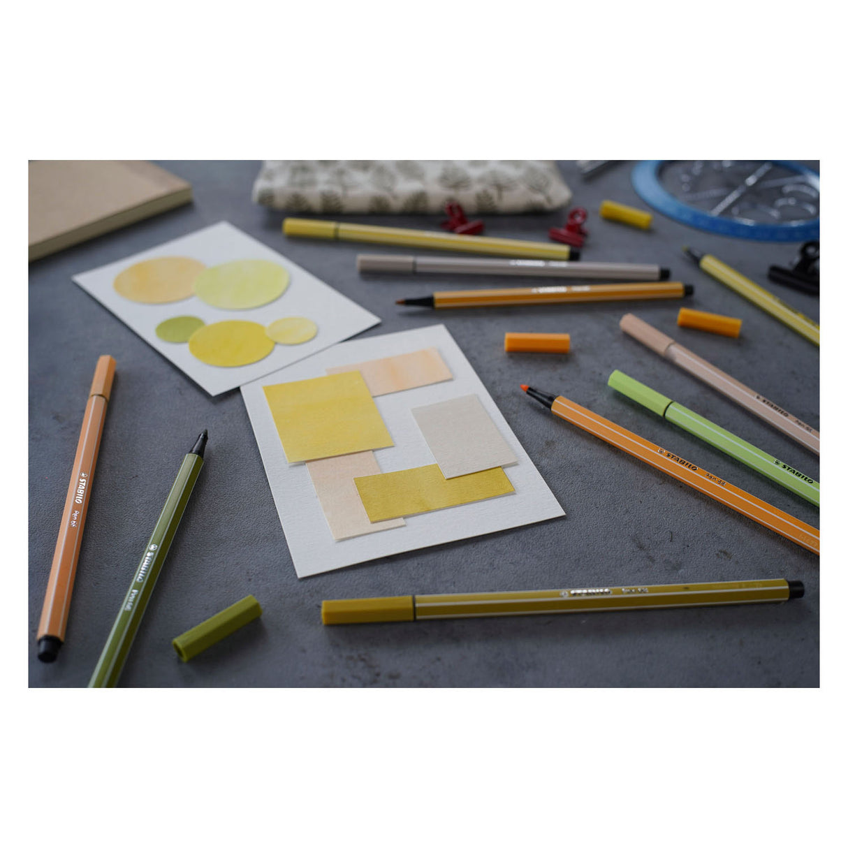 Stabilo Pen 68 - Felt -tip pen - Kaki (68 66)
