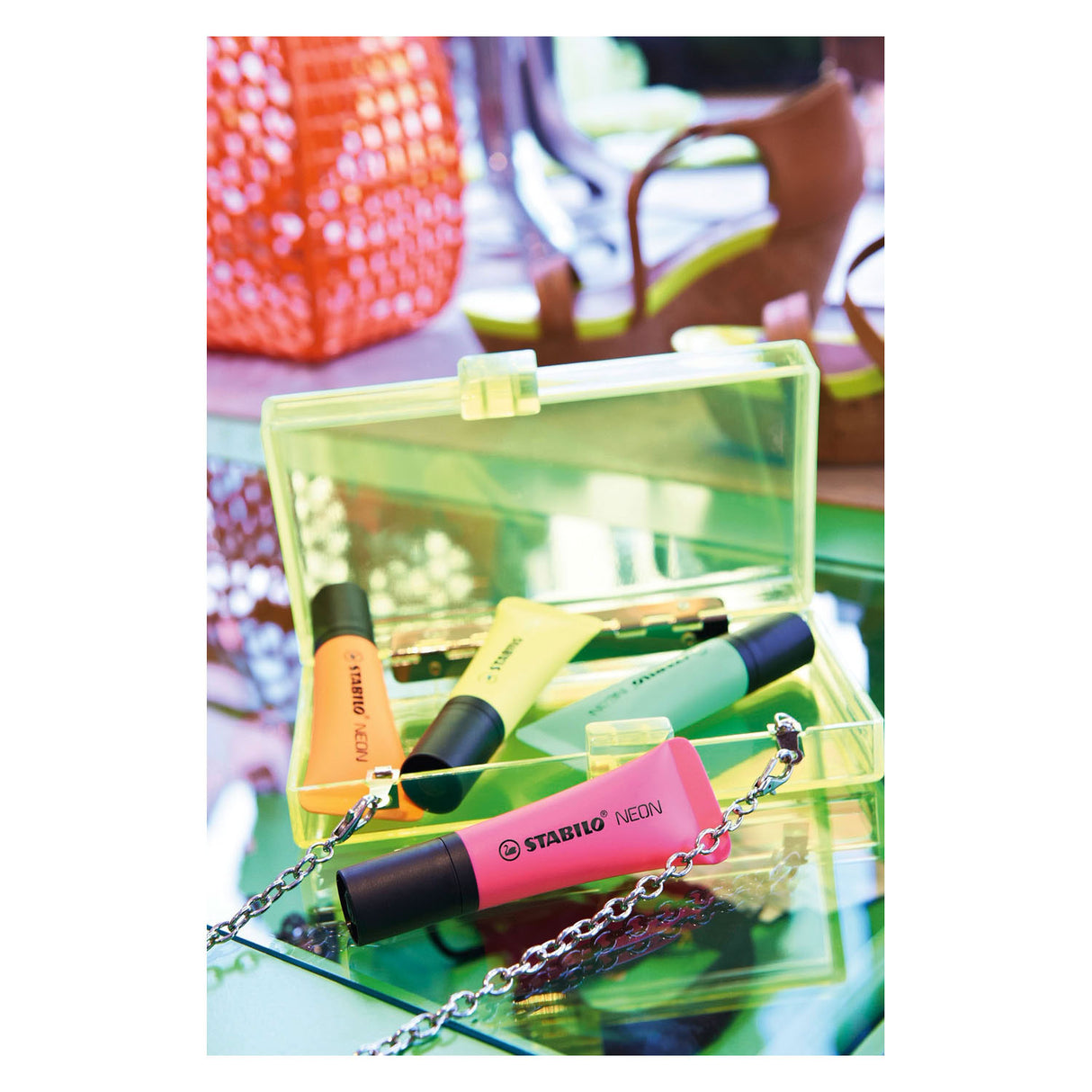 Marcatore di testo in neon stabolo, 4st.