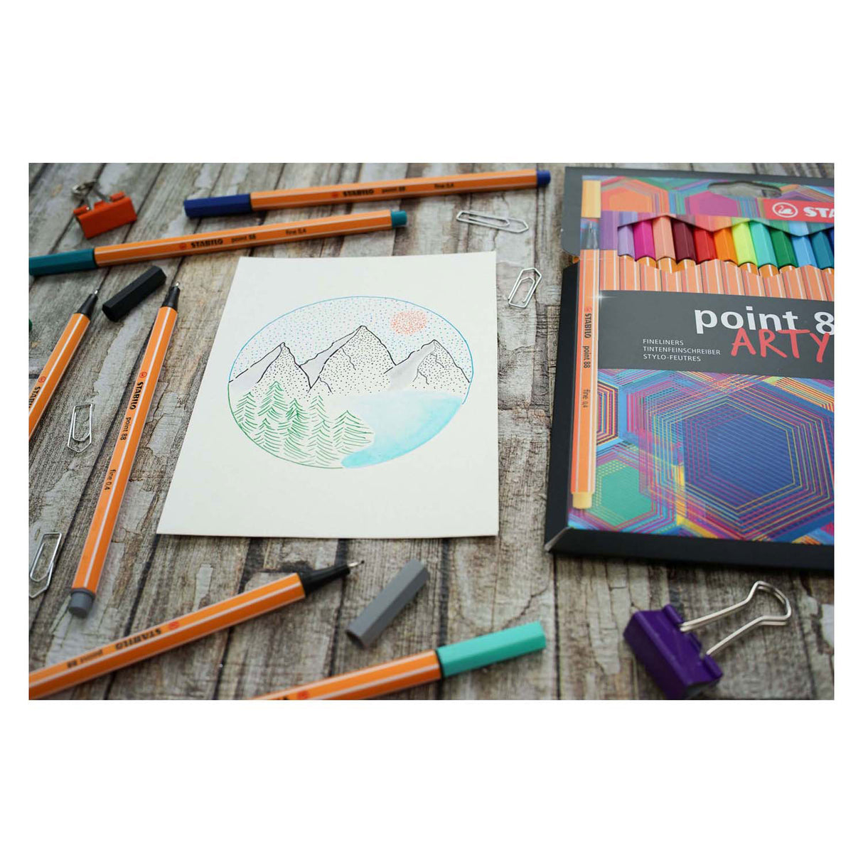 Stabilo Point 88 Arty Fineliners, 18: e.