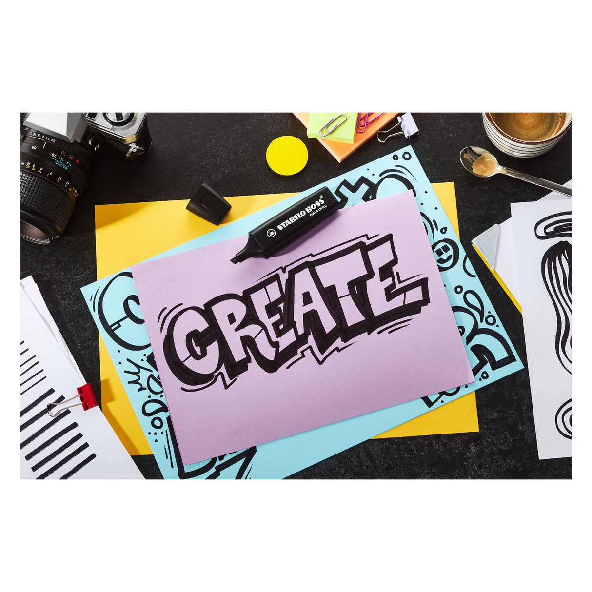 Stabilo Boss Original - Marking Marker - Set 8 pièces - Naturecolors