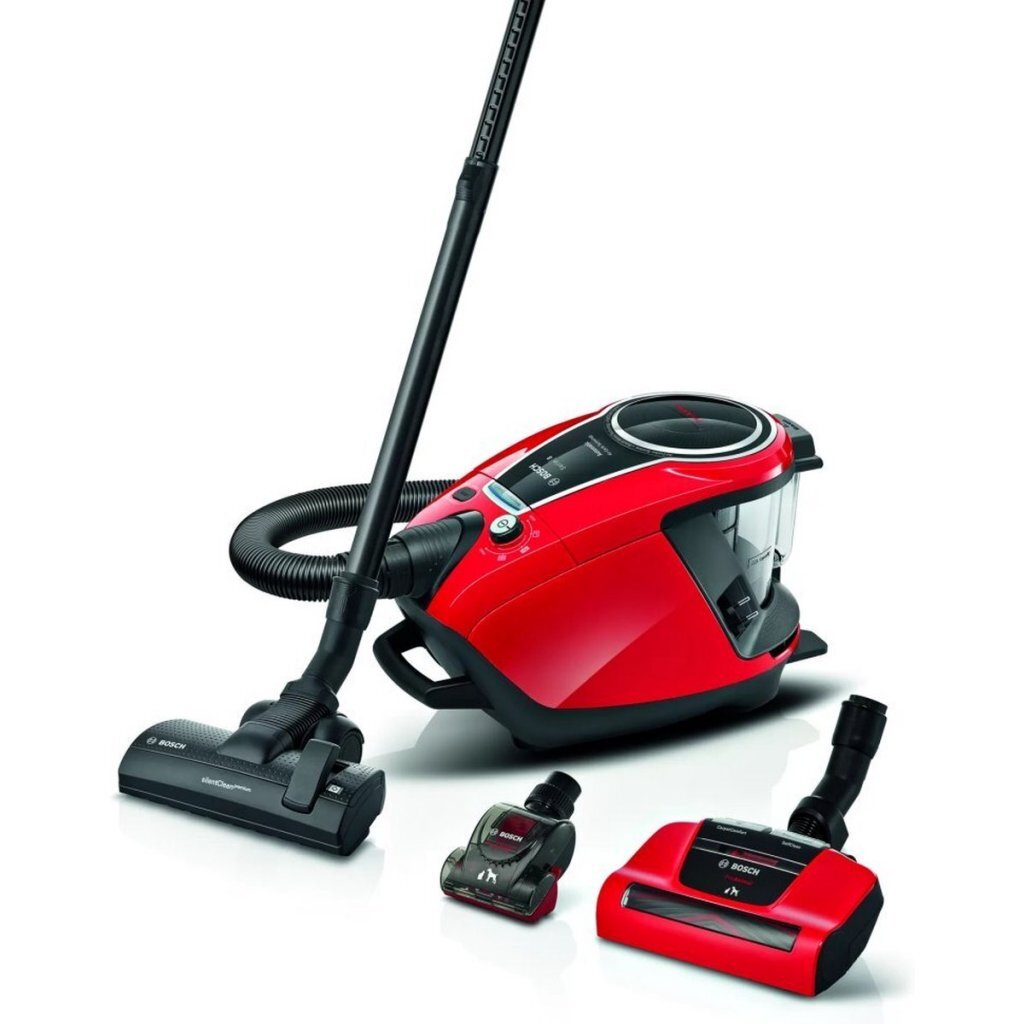 Bosch BGS7PET Proanimal støvsuger uten bag 700W svart rød
