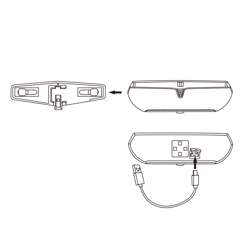 Aigle usb clair arrière