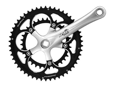 Sunrace Crankkel FCR9F 9-trins 50 34T. 170 mm sort aluminium