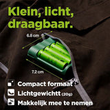 GP USB -batterilader + 4 x AA -batterier 2100mAh Nimh