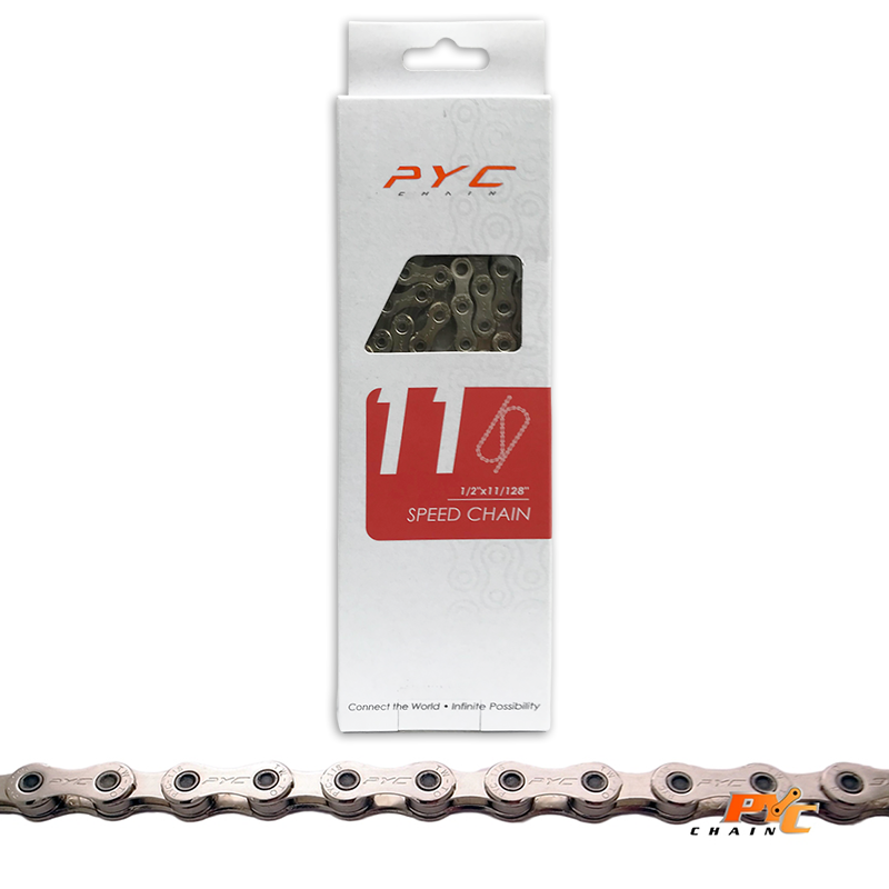 PYC Solid Bicycle Chain 11V 116 Links