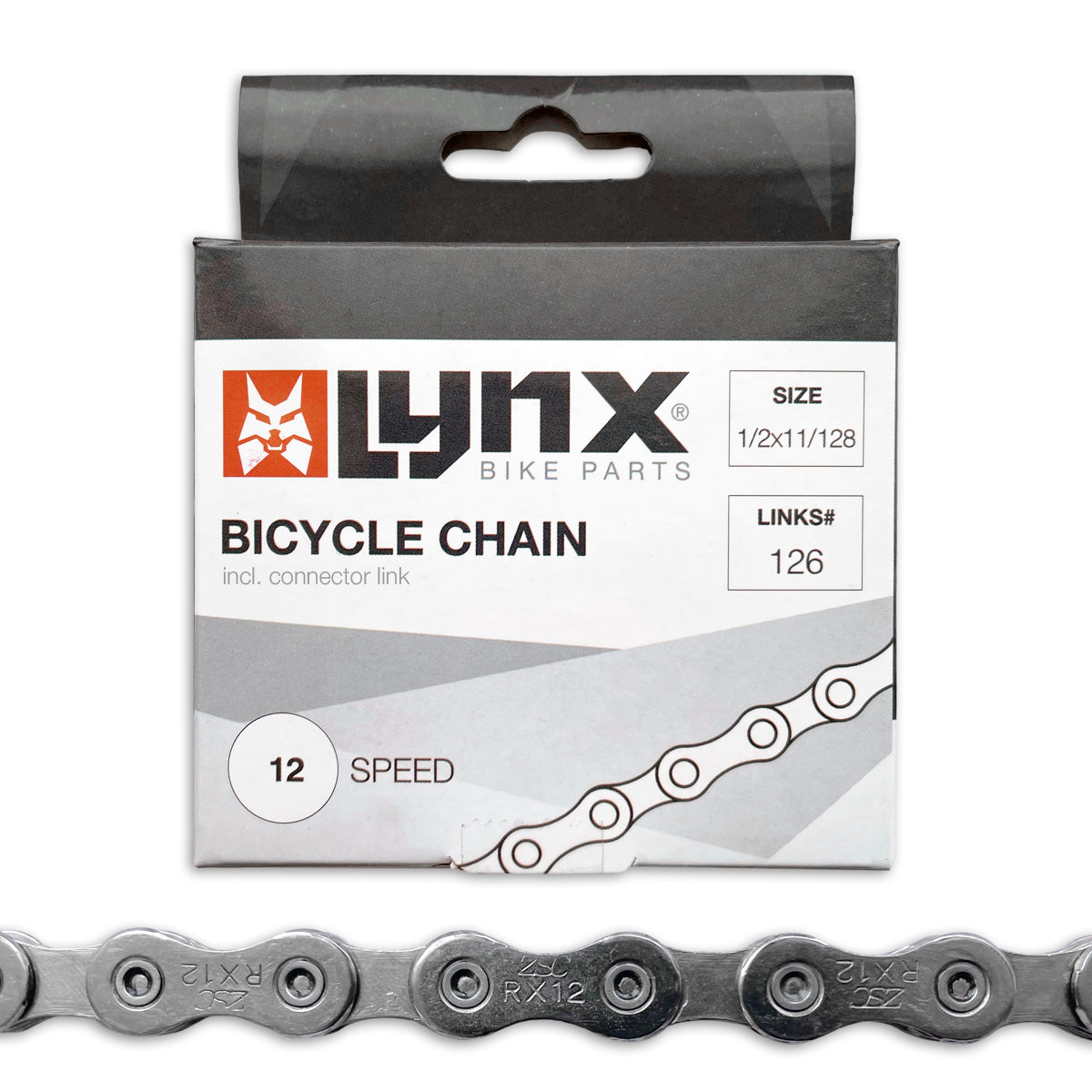 Lynx 12 -speed bicycle chain 1 2 x 11 128 - 126 links
