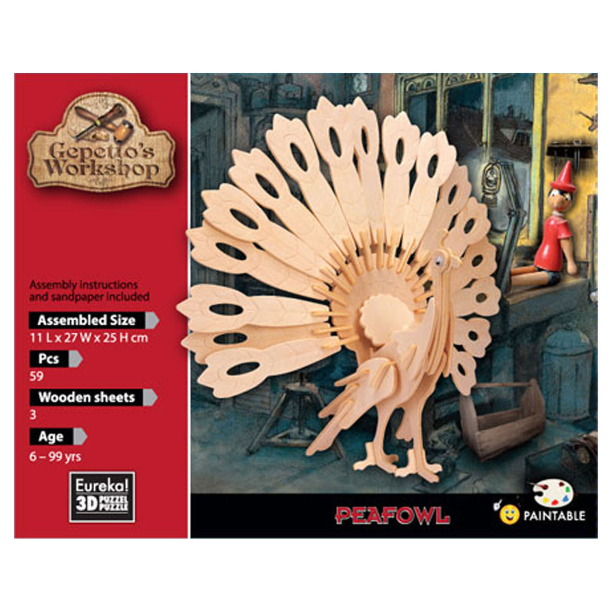 Kit en bois d'atelier de Gepetto 3D - Pauw
