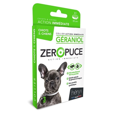 Martin Zeropuce Flea Tire Dog Geraniol uden kemikalier