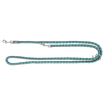 Trixie dog leash adjustable aqua graphite gray