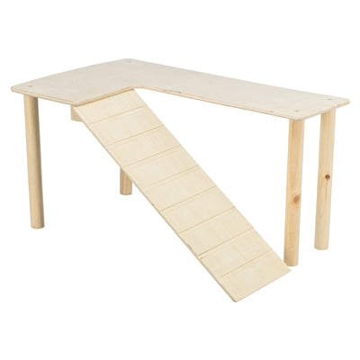 Plateforme Trixie avec pente pour les hamsters de souris Bois non traité