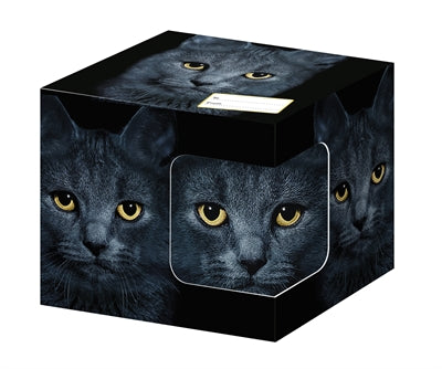 Molti regali tazza nera gatto