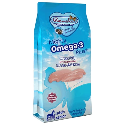 Reski Mighty Omega in odrasli starejši piščančji riž hipoalergenen
