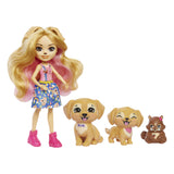 Mattel Enchantimals Gerika Golden Retriever družina