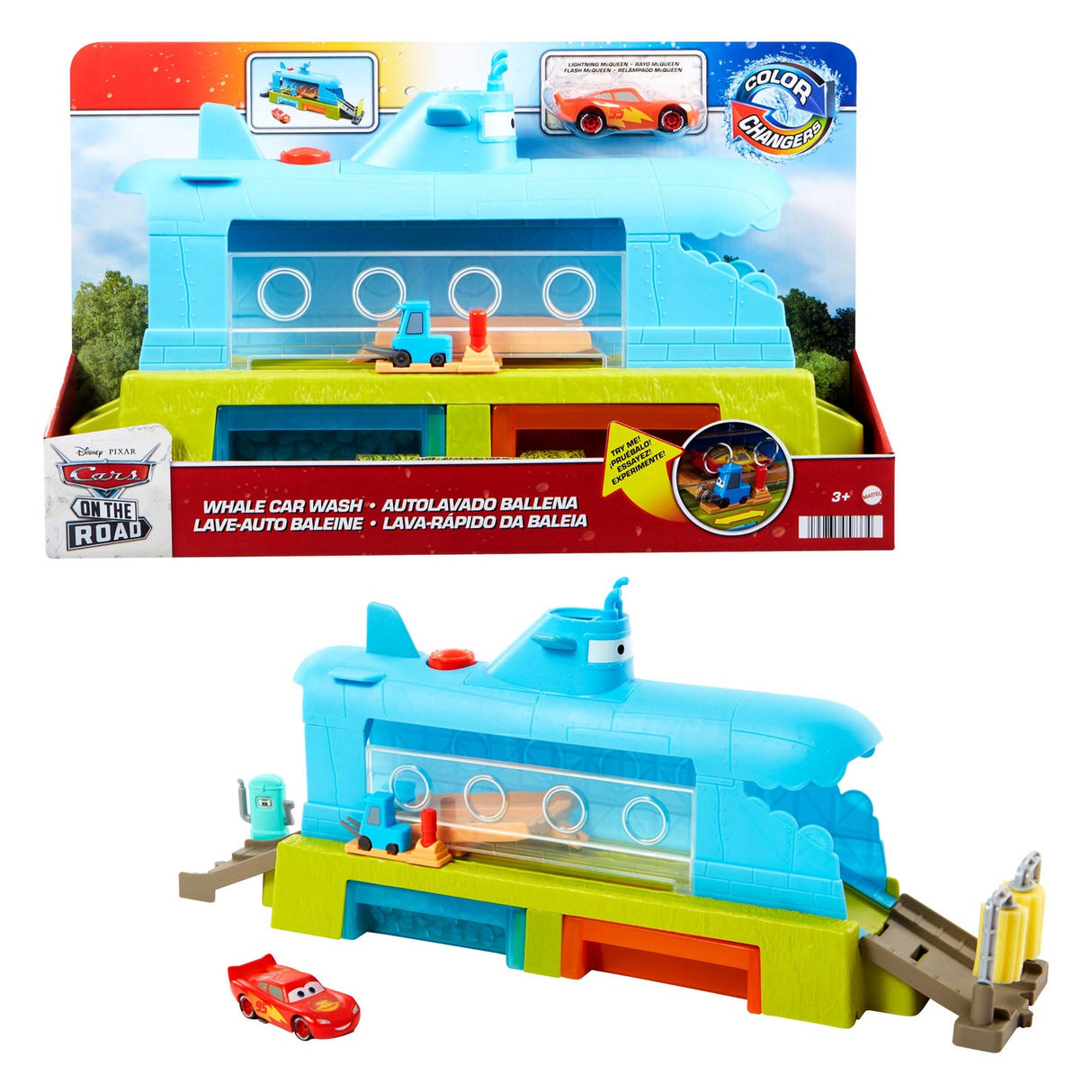 Mattel Pixar Whale Autowaschspeelset