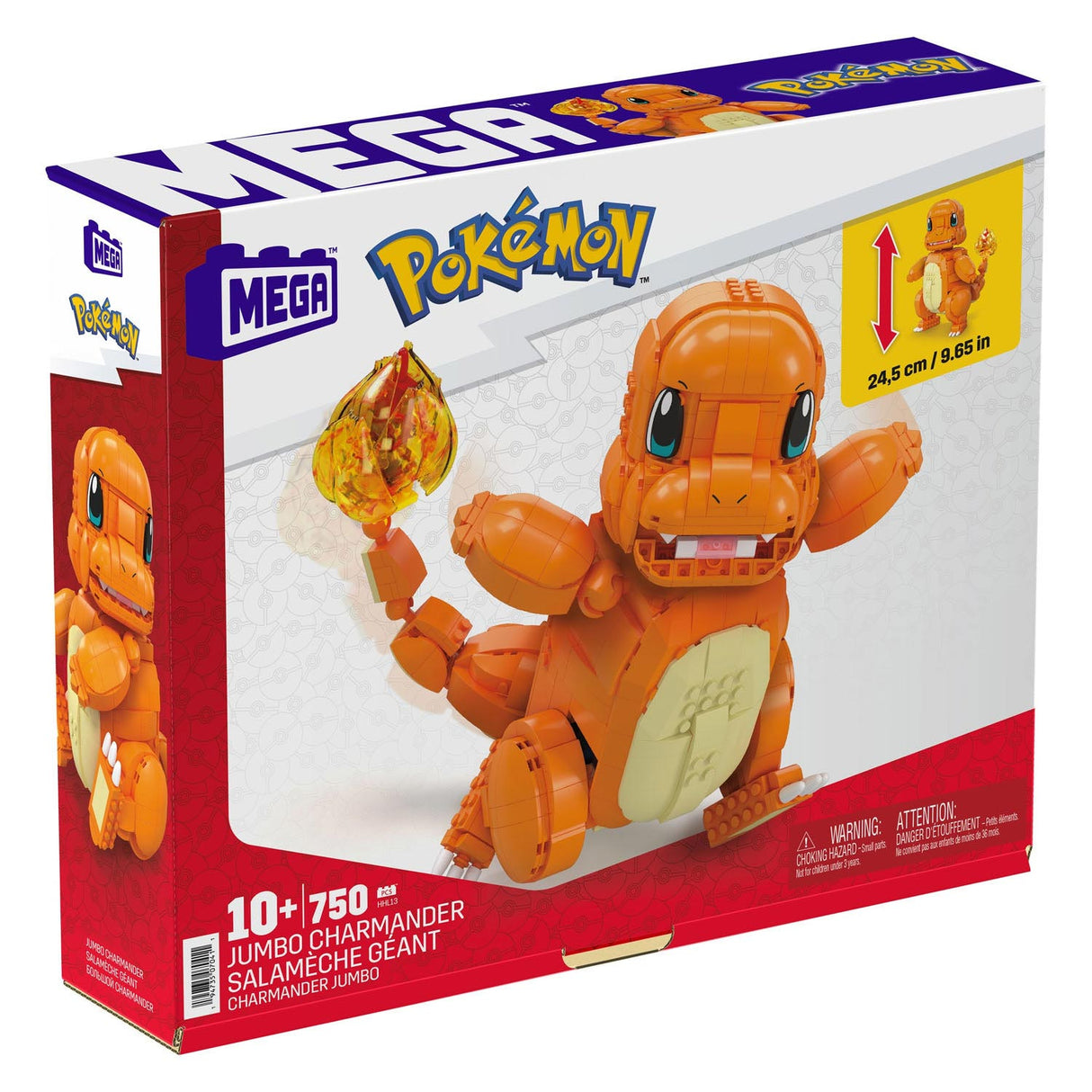 Mattel Mega Conspux Pokémon Bouwset - Jumbo Charmander