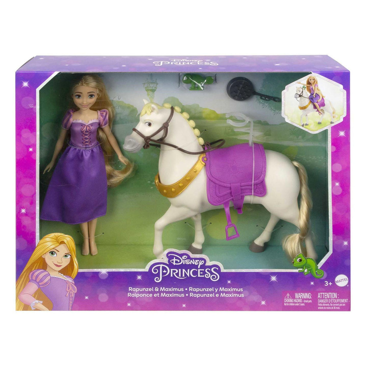Mattel Disney Princess Pop - Rapunzel og Maximus