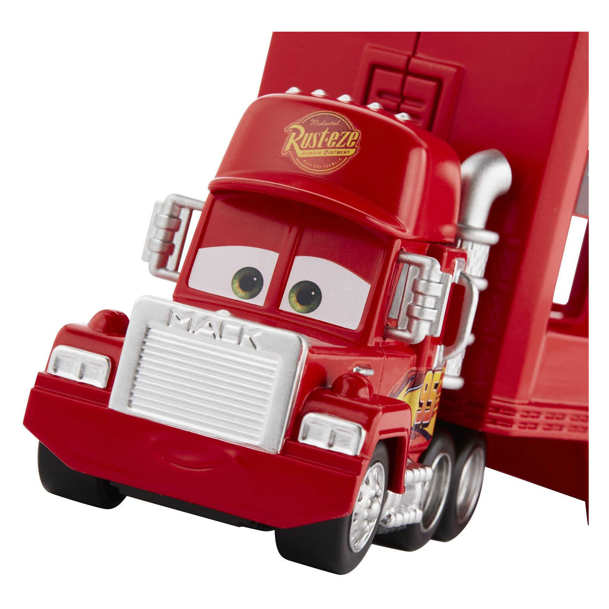 Mattel Pixar Mack Miniracers Transporter with 1 miniracer