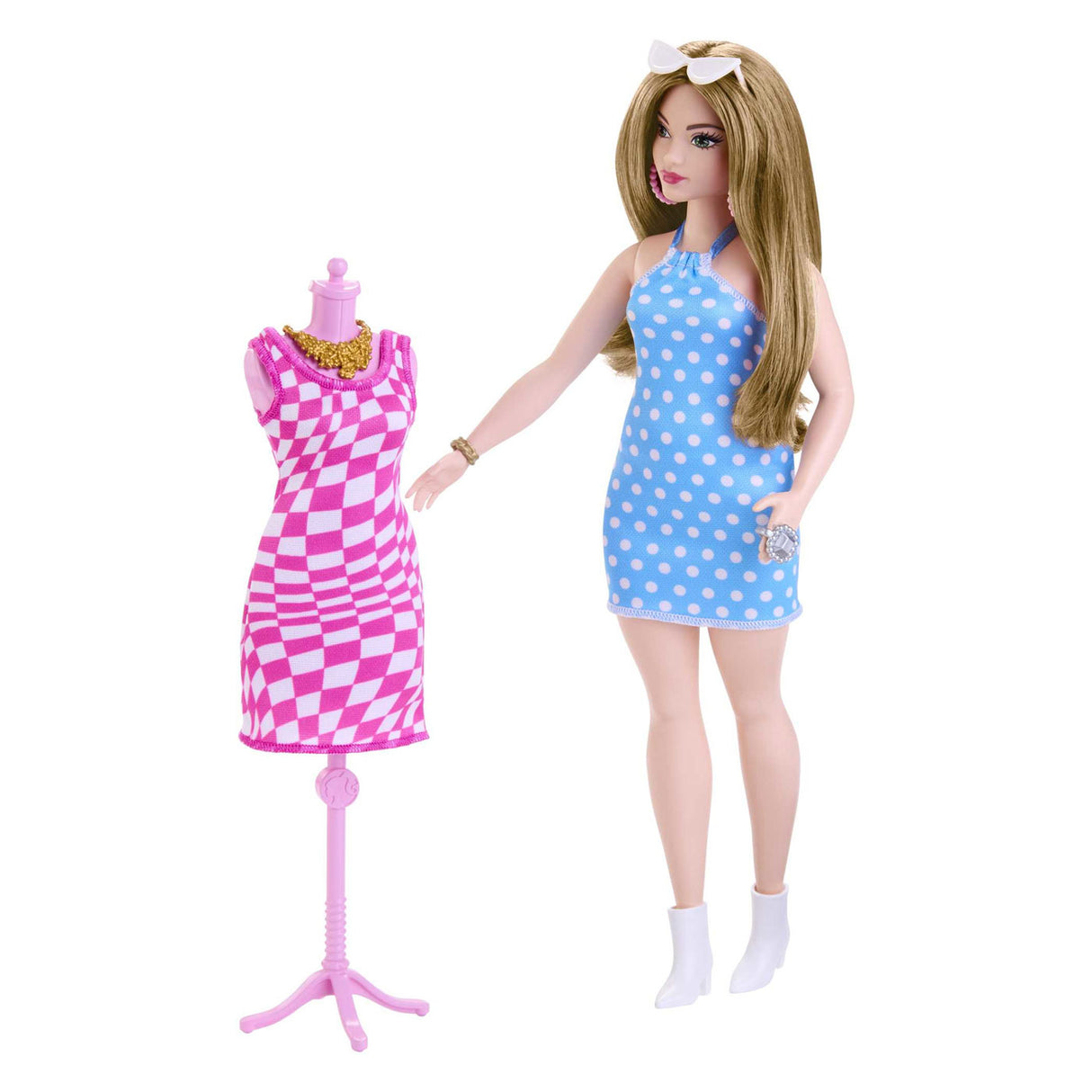 Mattel Fashionista Pop s oděvním stojanem