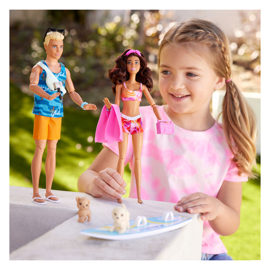 Mattel with surfboard pop