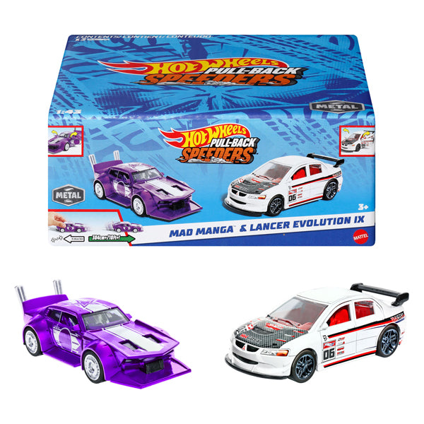 Heiße Räder Race-Racing-Autos, 2st.