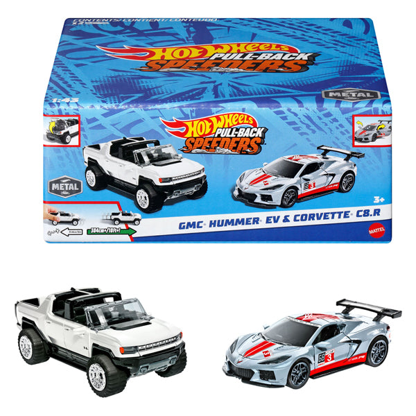 Heiße Räder Race-Racing-Autos, 2st.