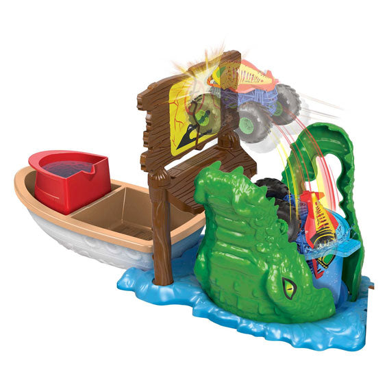 Heiße Räder Monster Trucks Sumpf Chomp Play Set