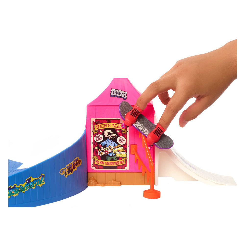 Heiße Räder Skate Fingerplatten Vergnügungspark Set + Sound