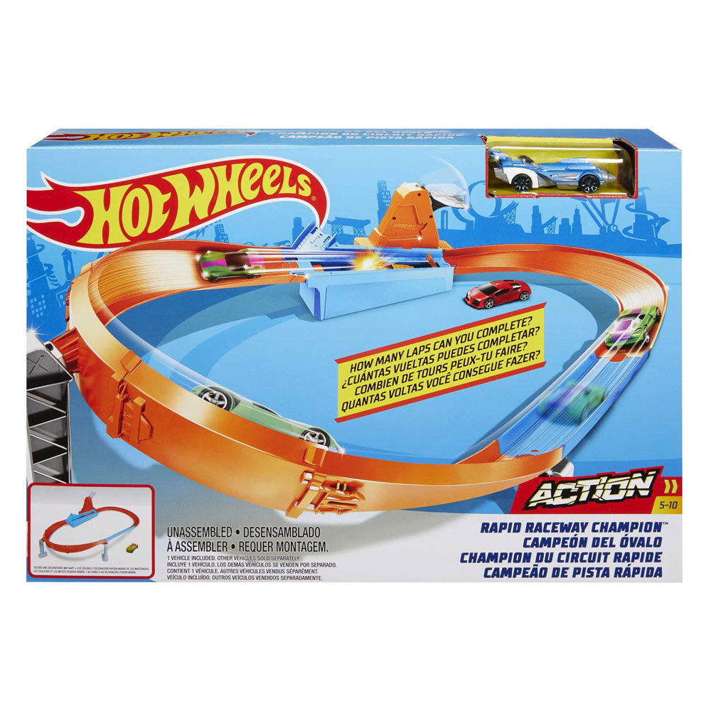 Set de juego de ruta rápida de ruedas calientes