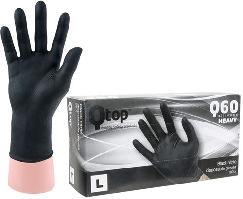 Qtcychectch Q60 Topp allround tunge nitril hansker dispenser størrelse m per 100 stykker