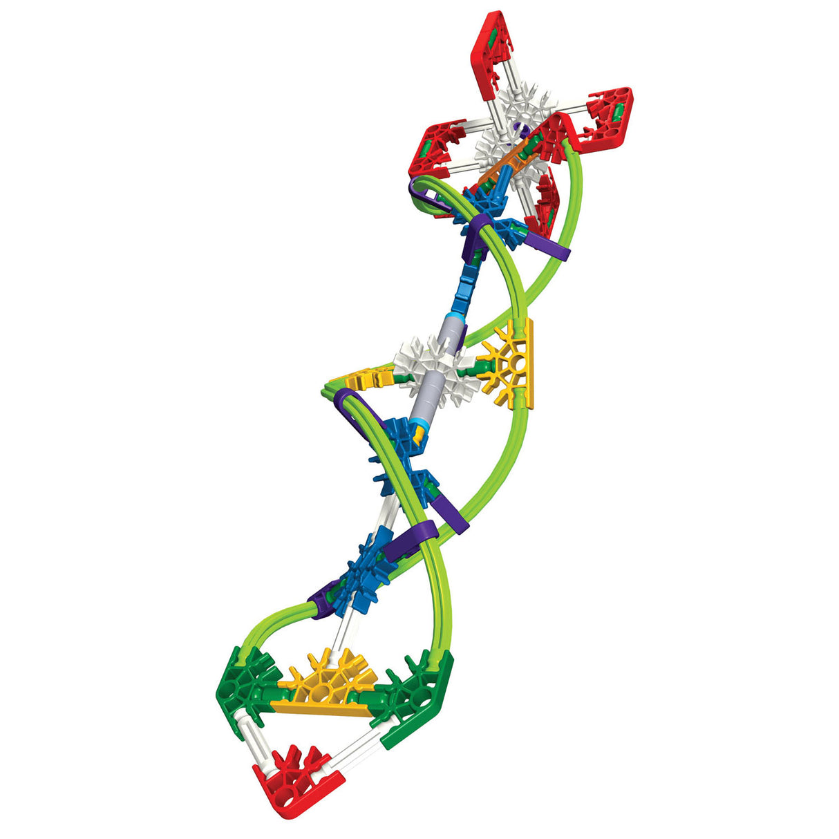 K'nex Intro fir einfach Maschinnen déi Rieder Achs genéissend Plack